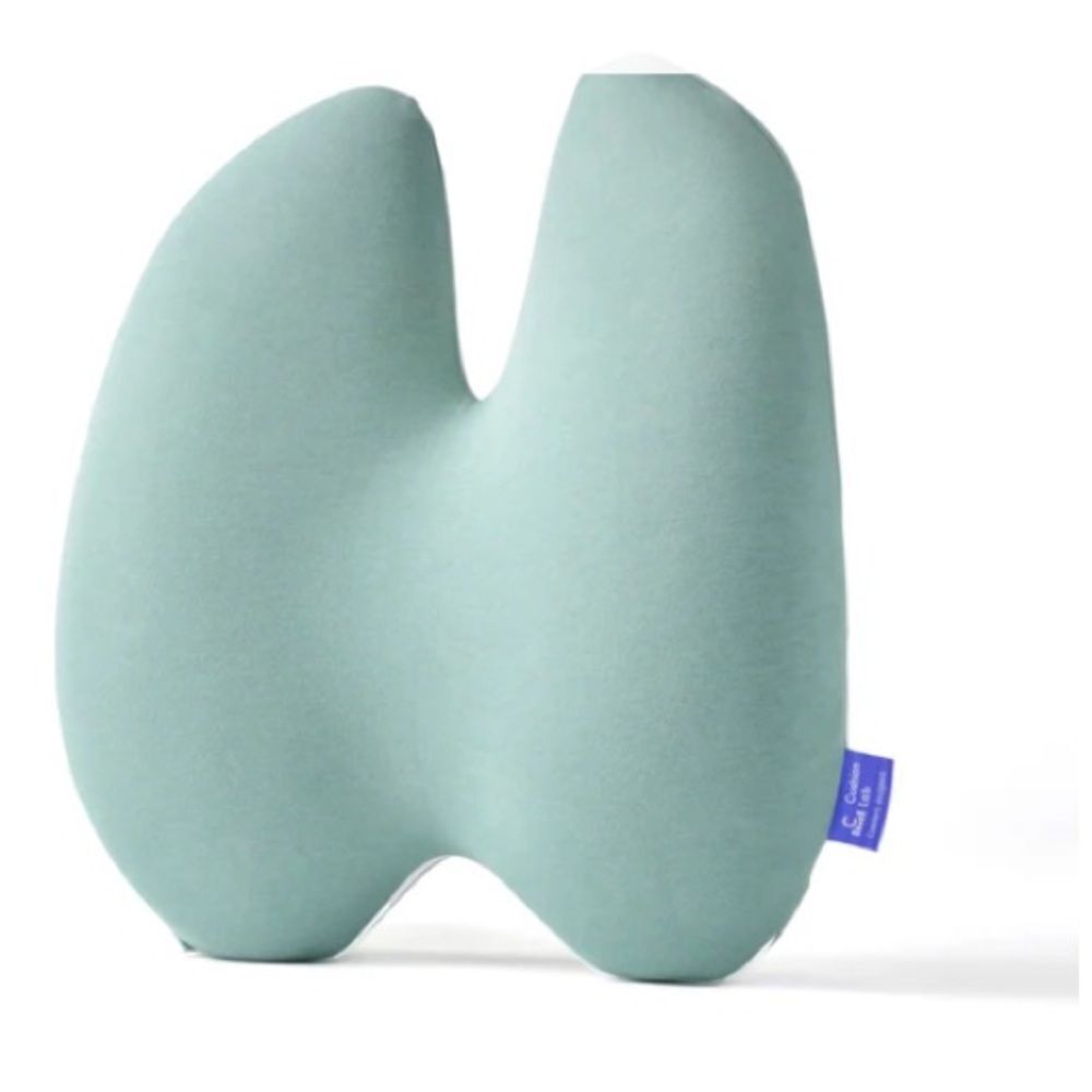Cushion Lab Back Relief Lumbar Pillow, Light Green, NWOT Display pillow